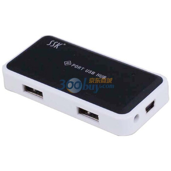 飚王（SSK） USB 2.0 HUB 风云 SHU008 四口（黑色）