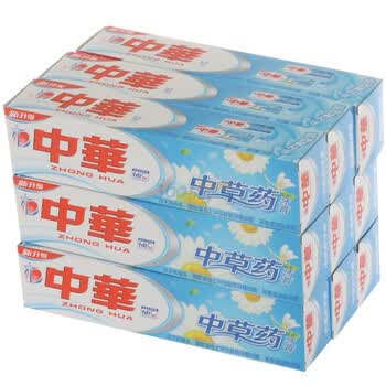中华中草药牙膏冰爽薄荷味90g（九只装）