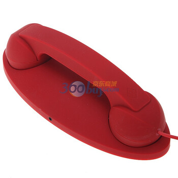 Native Union moshimoshi Retro telephone时尚复古电话（红色 适用iphone4/ipad等3.5接口手机）带底座