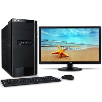 宏碁（Acer）AM1860台式电脑（i3-2120 2G 500G 512M独显 DVD 读卡器 键鼠 Linux）