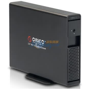 奥睿科（ORICO）7619sus 全铝免工具3.5寸超薄移动硬盘盒 黑