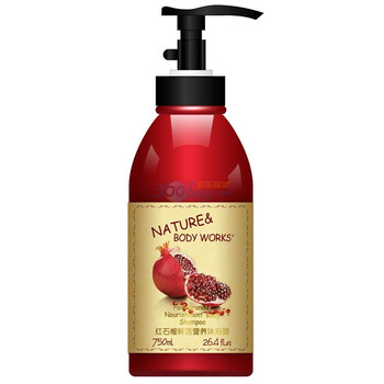 生活良品红石榴鲜活营养沐浴露750ml