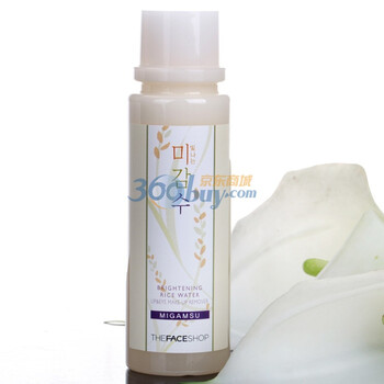 The face shop迪肤适米水亮白眼唇卸妆水100ml
