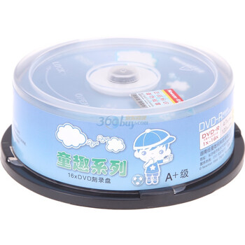 纽曼（NEWSMY）DVD-R 16速 4.7G 童趣系列 卡通版面 25片装 刻录盘