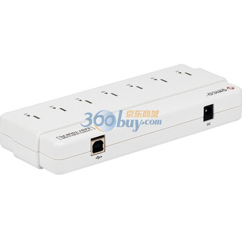 奥睿科（ORICO）h7928-u2 7口 USB HUB集线器 7口HUB (带电源) 白