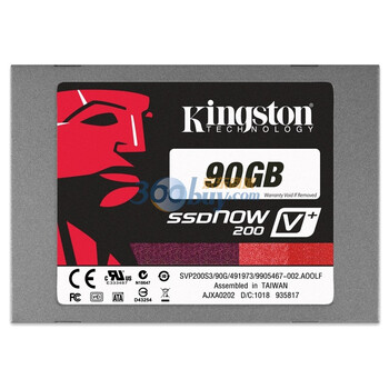 金士顿（kingston）V+200系列 SATA3接口 90GB SSD固态硬盘（SVP200S3/90G）