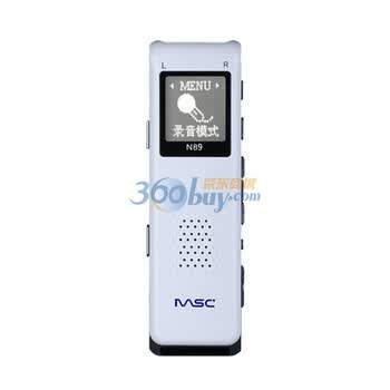 万城（MSC） ICD-N89数字音频提升 纯正音质 数码录音笔（白）