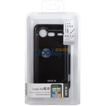 洛克（ROCK）HTC G11 S710e Incredible S nakedshell裸壳 轻彩系列（黑色）