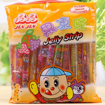 JINJIN晶晶果冻条500g