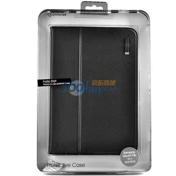 卡登仕（Capdase）超薄皮套（黑色）Dot纯点系列 适用于三星GALAXY TAB 10.1 GT-P7510 平板电脑