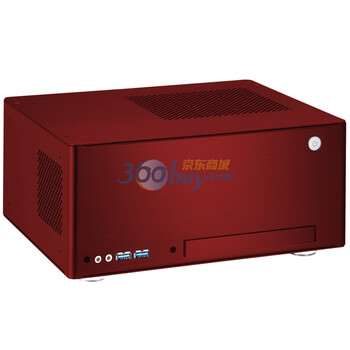 联力（LIANLI）PC-Q09FR Mini全铝机箱（内含150W电源）红色