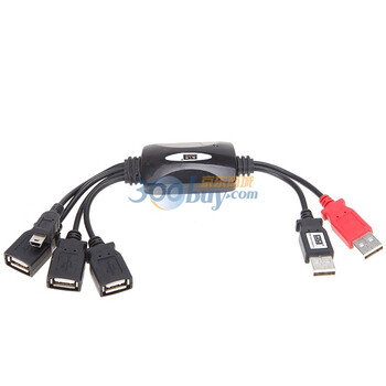 胜为（shengwei）便捷型4口 USB 2.0带线 HUB UH-2041