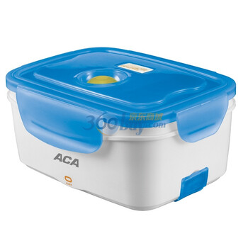 北美电器（ACA）ALB-M60A 饭盒0.6L+菜盒0.45L 电热饭盒（白色）