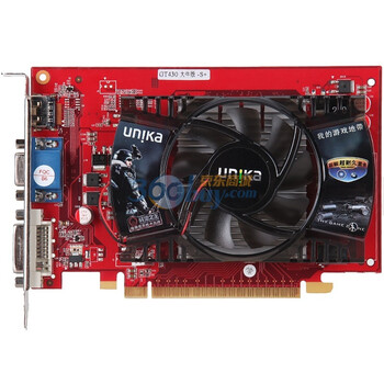 双敏（UNIKA）速配2 GT430大牛版-S+（大板）700/1333 1024MB/64bit DDR3 PCI-E 显卡