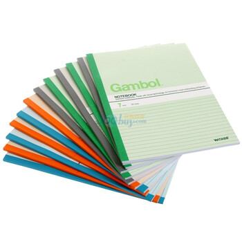 渡边GAMBO L6号无线装订笔记本G6507杂色1X12本