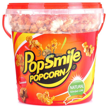 中国台湾Pop-Smile派司麦爆米花美式焦糖牛奶口味180g