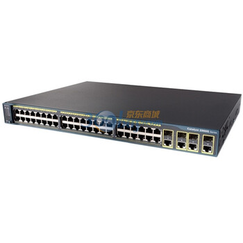 思科（CISCO）WS-C2960S-48TS-L 48千兆口 4 T/SFP 交换机
