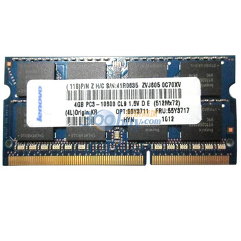 ThinkPad 55Y3711 PC3-10600 DDR3-1333 低卤SODIMM 4GB内存