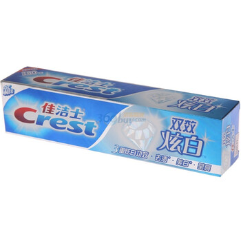 佳洁士双效炫白牙膏 180克