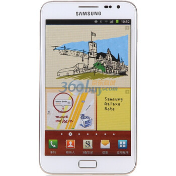 三星（SAMSUNG）Galaxy Note I9228 3G手机（釉白）TD-SCDMA/GSM（限北京地区）