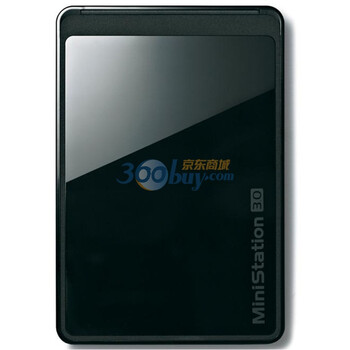 巴法络（BUFFALO) 2.5寸移动硬盘 HD-PCT1TU3/BB-A1 （USB3.0）1TB （玛瑙黑）