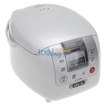 东芝（TOSHIBA) RC-N10PNS 3升 电脑电饭煲（白色）
