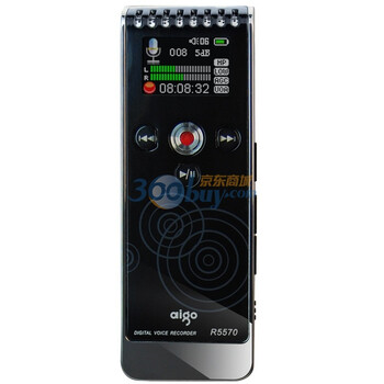 爱国者（aigo） 录音笔R5570 4G彩屏 mp3 黑色