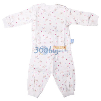 Disneybaby迪士尼宝宝开心游戏罗纹圆领套装粉色811112（66/48）