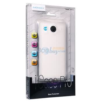 摩米士（MOMAX）HTC Desire HD/A9191/G10软硬双色保护套 附送屏幕保护膜 透明边+透明底