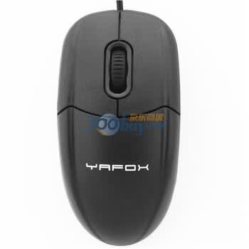 雅狐（YAFOX）M60 PS/2鼠标黑色
