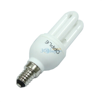 欧普照明节能灯E14细2U-Y5W（瘦身）日光色