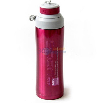 哈尔斯高真空运动瓶 450ml HD-450A 粉、蓝、桔(颜色随机)