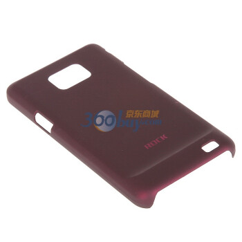 ROCK 洛克 Samsung 三星 I9100 手机背壳（酒红色、送贴膜）