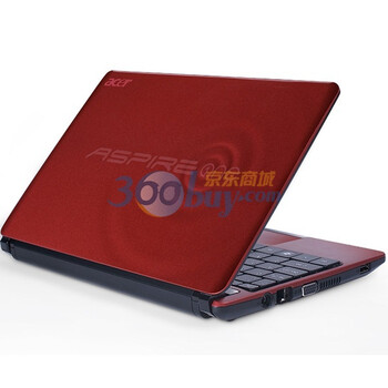 宏碁（acer）AOD270-26Crr 10.1寸笔记本电脑 （N2600 1G 320G 3芯锂电 摄像头) 红色