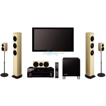 先锋（Pioneer） HTS-7005 组合式家庭影院 （中置扬声器S-31C*1）黑