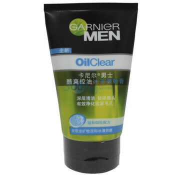卡尼尔GARNIER男士酷爽控油冰凉磨砂膏100ml