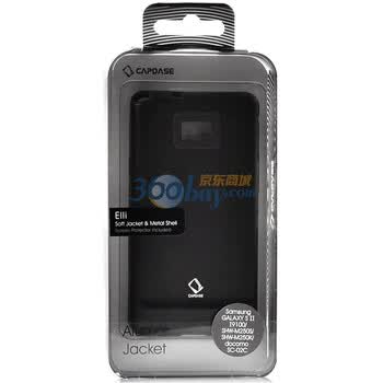 卡登仕（CAPDASE）I9100金属战士(黑色) 手机保护套 适用于三星 GALAXY SII I9100/I9100G/9108/9188