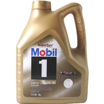 美孚（Mobil） 金装美孚1号全合成机油 0w40 SM级 （4L装）