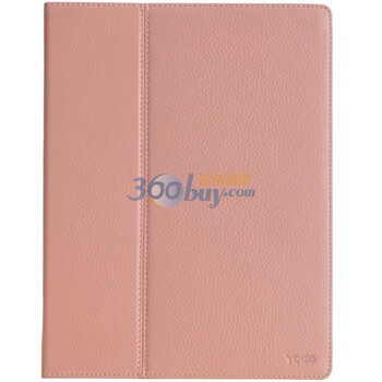 悠果（YOGO）Quickbook ipad2 真皮保护套 支架式设计 轻巧便携 时尚色彩 粉红