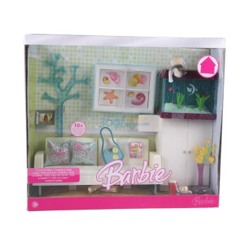 正品Barbie芭比娃娃优雅客厅系列8611/8613，49元包邮