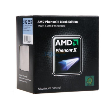 AMD Phenom II ×2（羿龙II双核）555盒装CPU（Socket AM3/3.2GHz/1M二级缓存/6M三级缓存/45纳米）