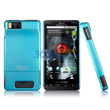 艾美克（IMAK)超薄彩壳 适用于MOTO MB810 ME811（蓝色）