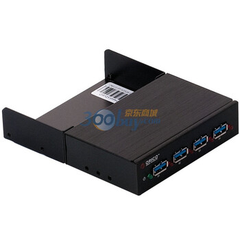 奥睿科（ORICO）FP-H3528-U3 全铝机箱软驱位内置USB3.0 HUB 黑