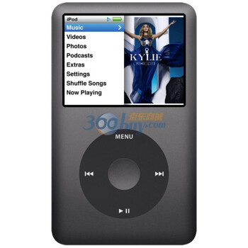 苹果（Apple）iPod classic 3代 160G  MC297CH/A MP3播放器（黑色）