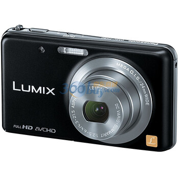 松下（Panasonic） DMC-FX80GK 数码相机 黑色（1210万像素 3.0英寸液晶屏 5倍光学变焦 24mm广角）