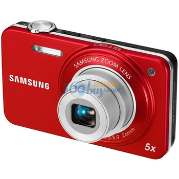 三星（SAMSUNG） ST90 数码相机 红色 （1400万像素 2.7寸屏 5倍光变 26mm广角）
