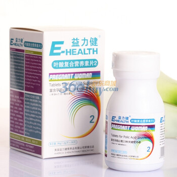 E-HEALTH 益力健叶酸复合营养素片2（30片）