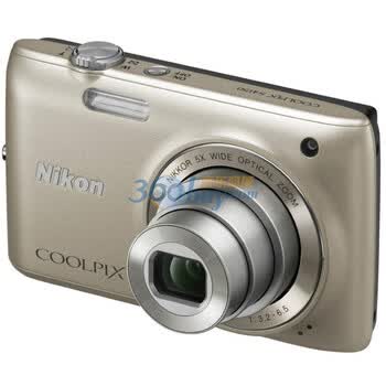 尼康（Nikon） COOLPIX S4150 便携数码相机 银色（1400万像素 3寸屏 5倍光变 26mm广角）