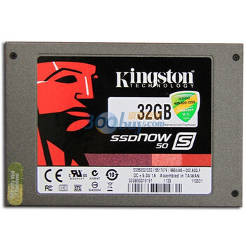 金士顿（Kingston）S50系列 32GB SATA2 SSD固态硬盘(SS050S2/32G)
