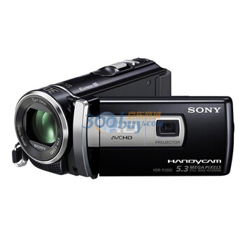 索尼（SONY） HDR-PJ200E 高清数码摄像机 黑色（150万像素 25倍光变 2.7寸屏）